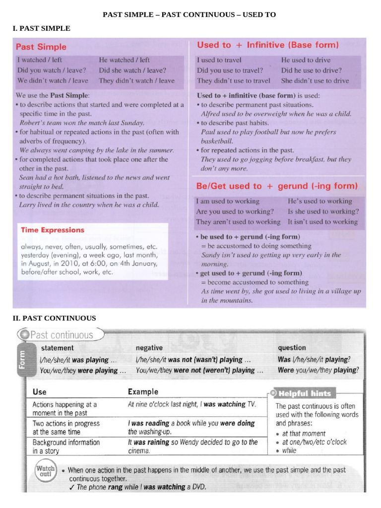 Past Simple | PDF