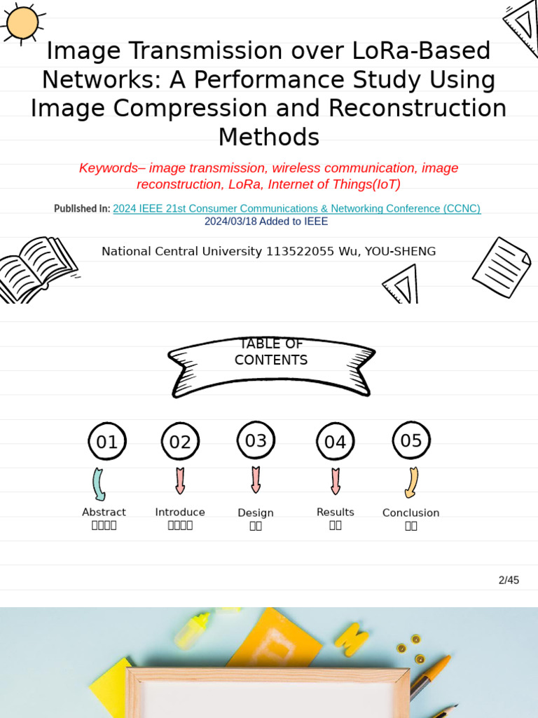 Image Transmission via LoRa Networks | PDF | Data Compression ...