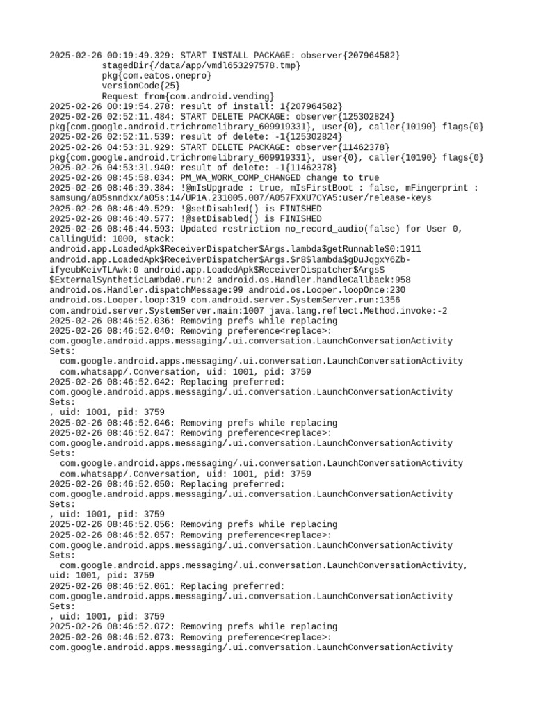 PM Debug Info | PDF | Android (Operating System) | Embedded Linux ...