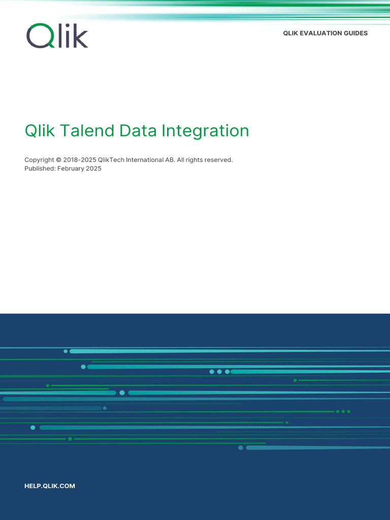 Qlik Talend Data Integration Overview | PDF | Cloud Computing | Data ...