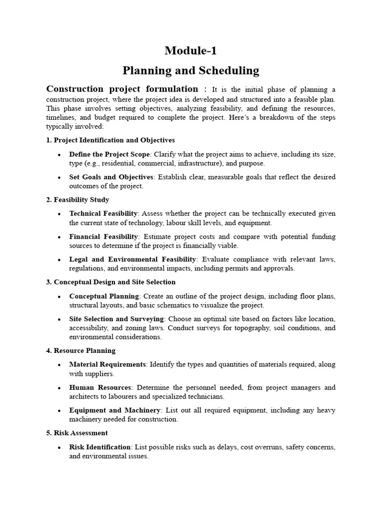 Construction Project Planning Guide | PDF | Fire Safety | Occupational ...