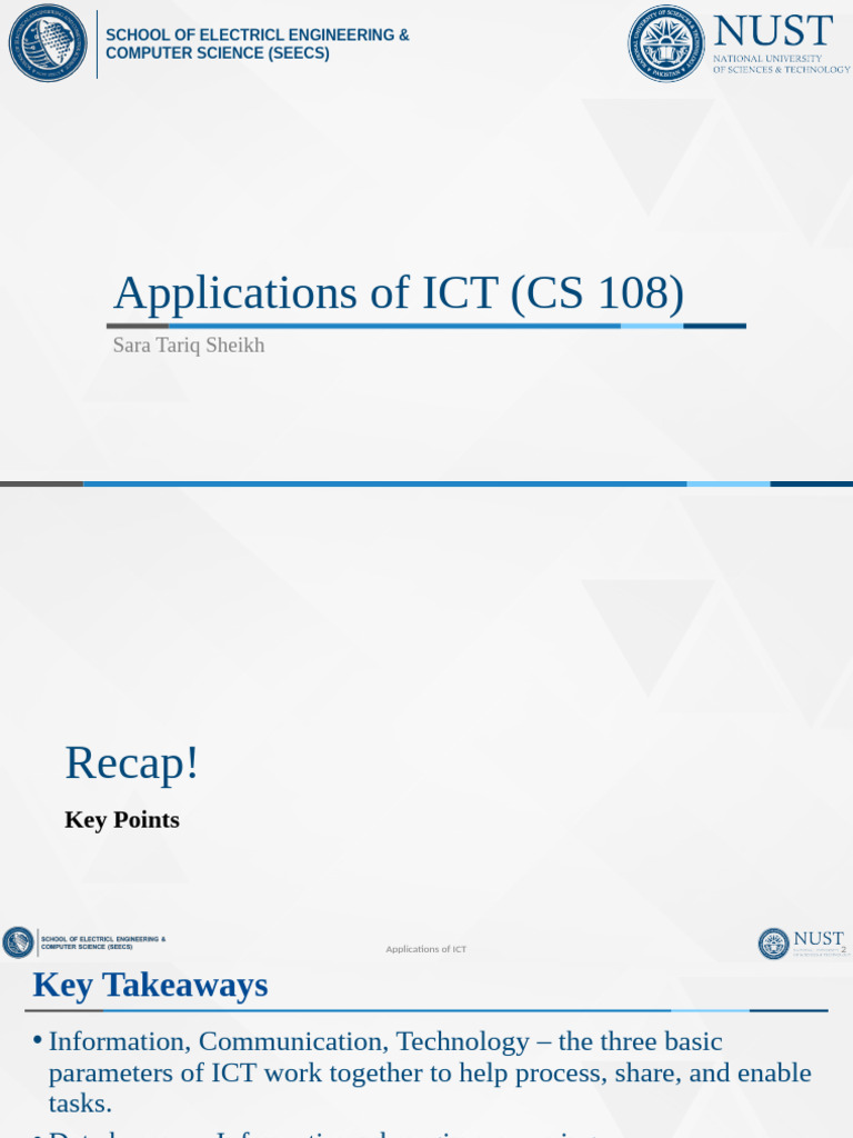 Overview of ICT Applications and Computer Basics | PDF | Operating ...