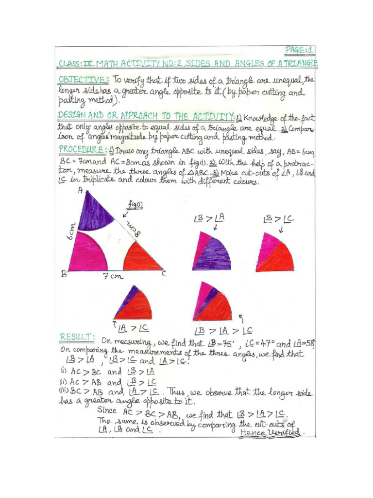 CBSE Class 9 Mathematics Worksheet | PDF