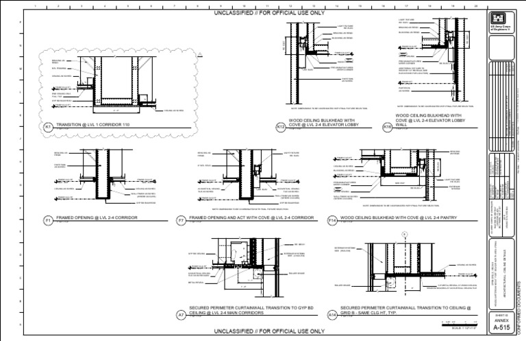 Architectural Ceiling Details and Specifications | PDF | Building ...