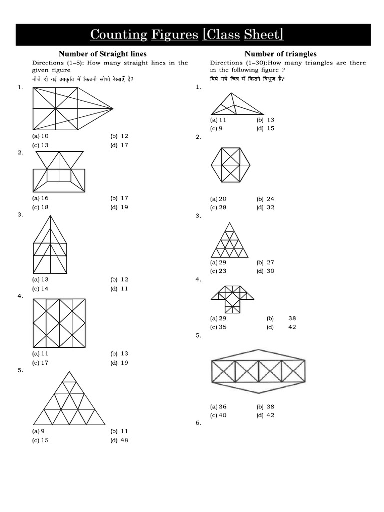 02 Counting Figure (Print Class Sheet) | PDF