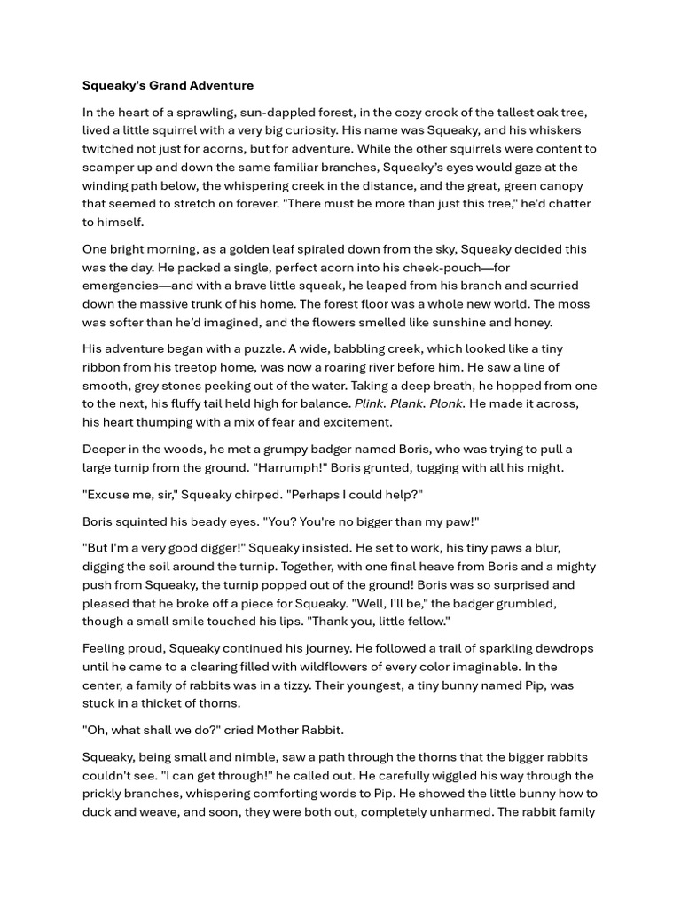 Squeaky | PDF