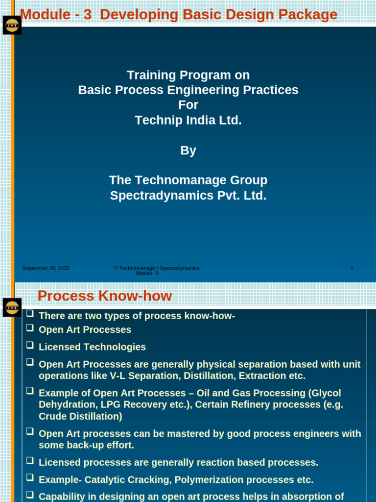 Basic Design Package for Process Engineering | PDF | Oil Refinery ...