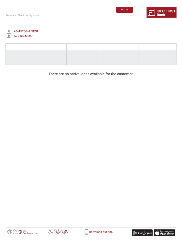 IDFC First Bank Account Statement Summary | PDF | Cheque | Banks