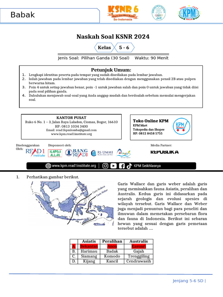 NS KSNR Semifinal 5-6 - Offline - S | PDF