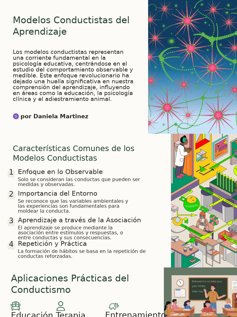 Modelos Conductistas en el Aprendizaje | PDF | Aprendizaje | Behaviorismo