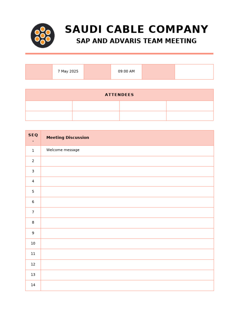 MOM-SAP and Advaris Meeting | PDF