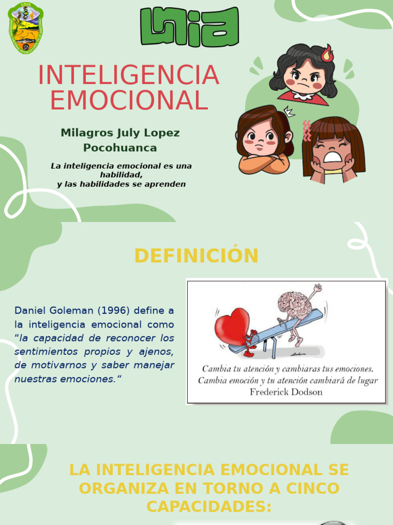 Comprendiendo la Inteligencia Emocional | PDF | Las emociones ...