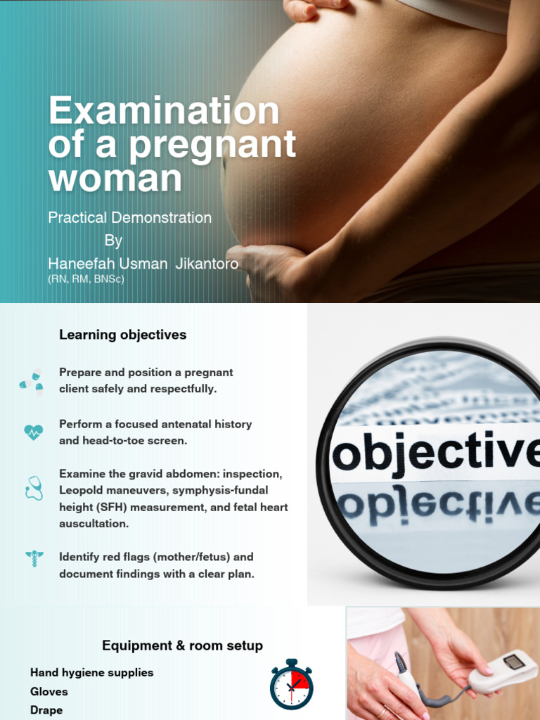 Comprehensive Antenatal Examination Guide | PDF | Edema | Pregnancy