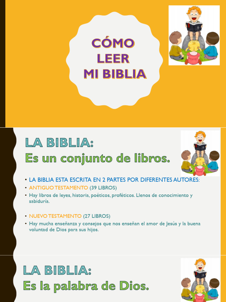 Estructura y Lectura de la Biblia | PDF