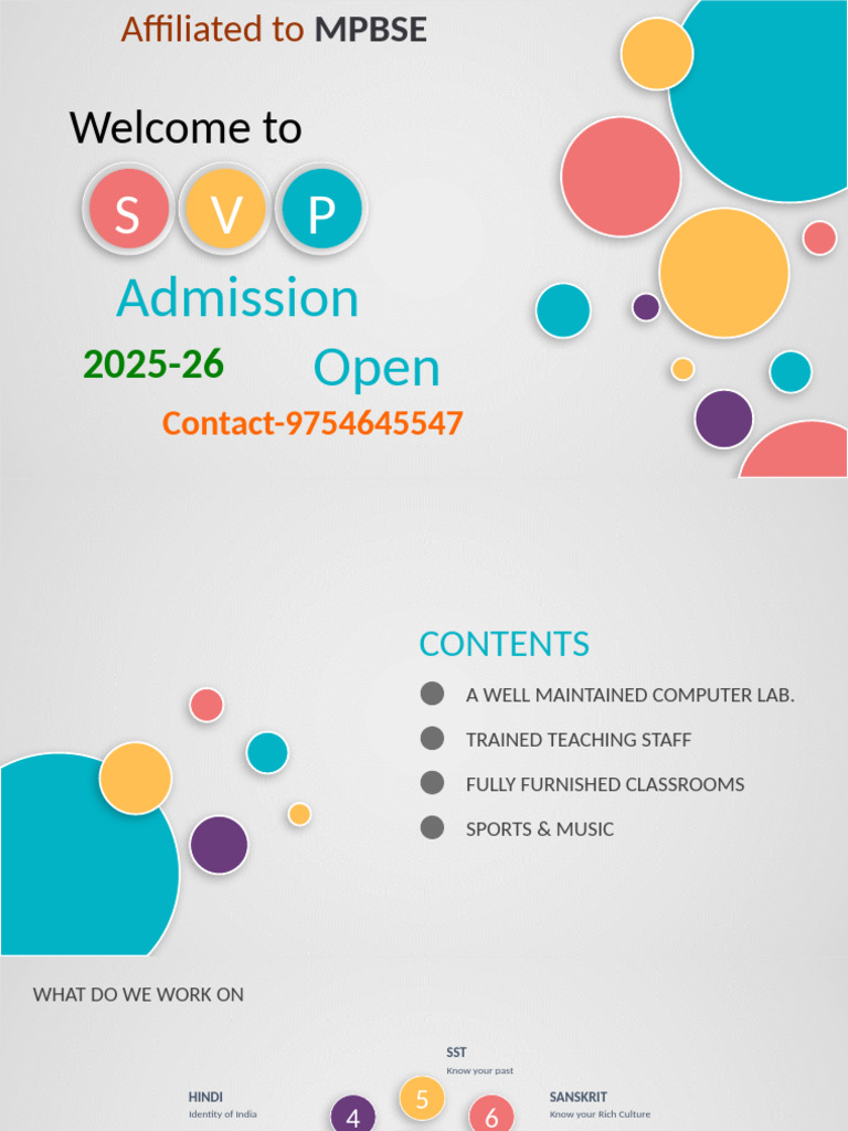 SVP Admission Open 2025-26 Overview | PDF