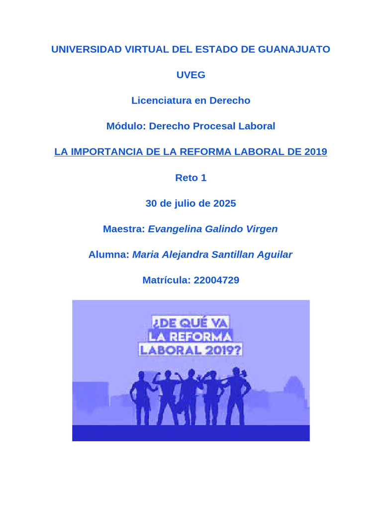 Impacto de la Reforma Laboral 2019 | PDF | Justicia | Crimen y violencia