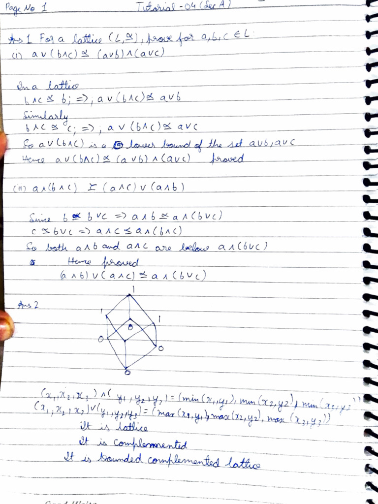 Maths Tut 4 A | PDF