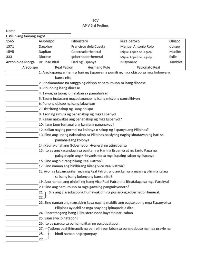 AP V 3rd Prelims | PDF