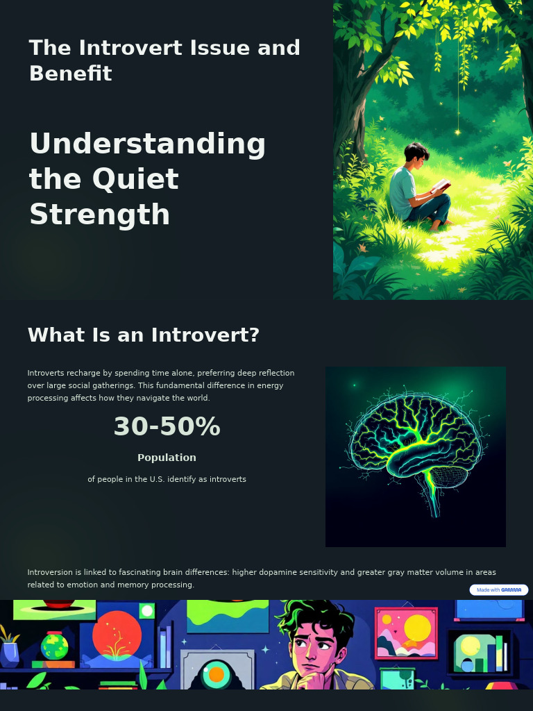 The Introvert Issue and Benefit | PDF | Extraversion And Introversion ...