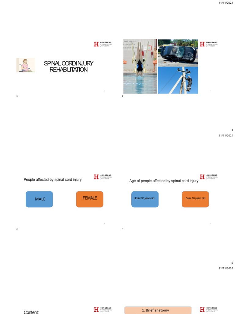 Spinal Cord Injury Rehabilitation Guide | PDF | Spinal Cord Injury ...