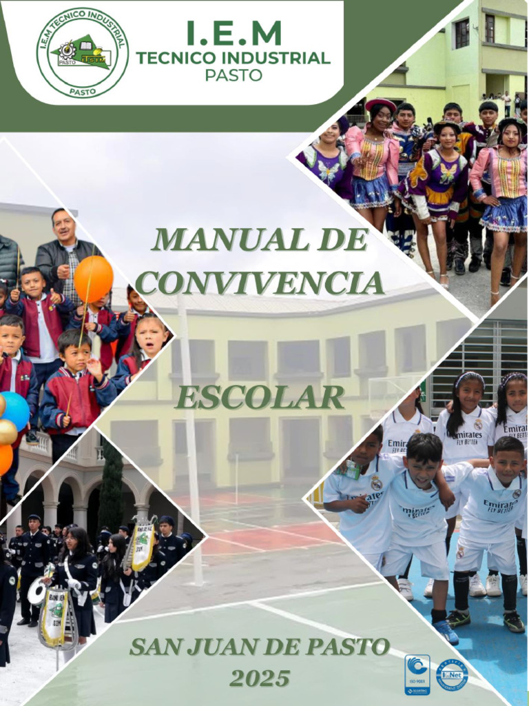 Manual de Convivencia Escolar - 2025 | PDF | Educación de la primera ...