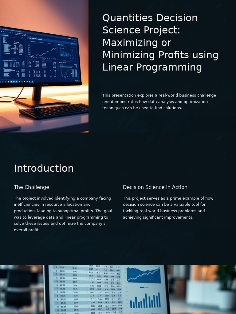 Optimize Profits with Linear Programming | PDF | Mathematical ...