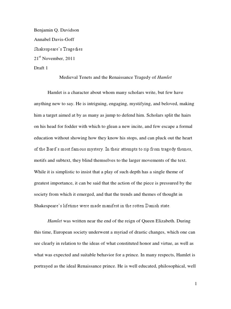 Hamlet exam questions picture