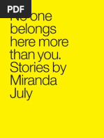 Download No One Belongs Here More Than You Stories by Miranda July by Miranda July SN92012640 doc pdf