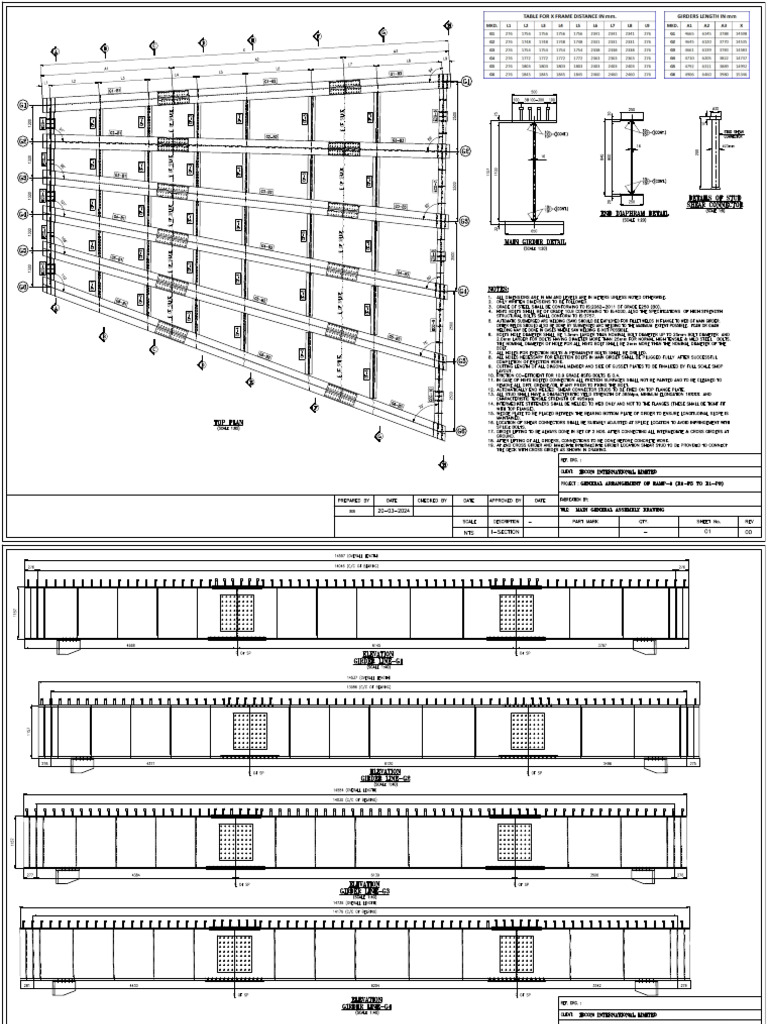 Fabrication Drawing For Ramp1 - P5 To P6 | PDF