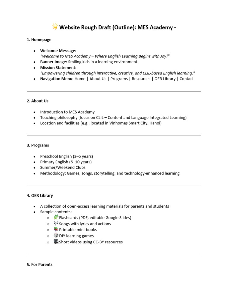 Hoang Thi Anh - Rough Draft of Your Web Pages | PDF | Learning | Human ...