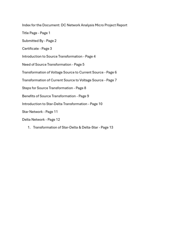 DC Network Analysis: Source Transformations | PDF