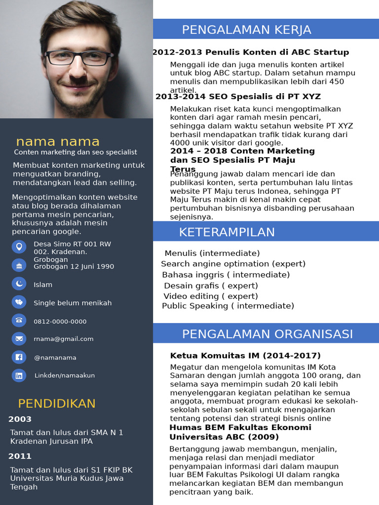 CV Template | PDF