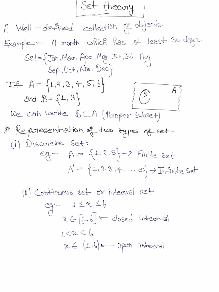 Understanding Set Theory Basics | PDF