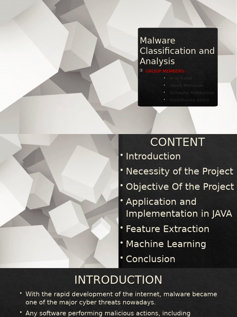 Malware Classification and Analysis Techniques | PDF | Malware ...