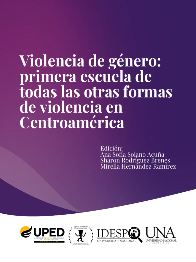 Violencia de género en Centroamérica: análisis | PDF | Mujer | La ...