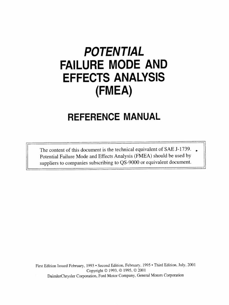FMEA Manual | PDF