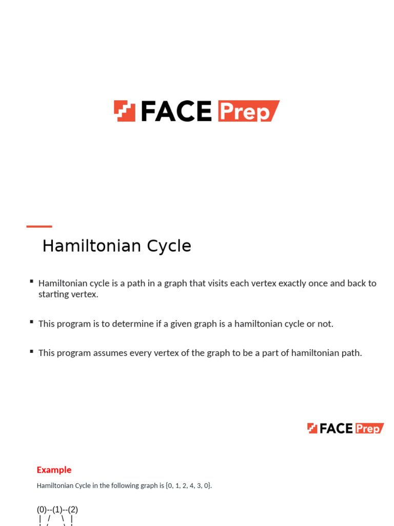 Hamiltonian Cycle Detection Program | PDF | Graph Theory | Mathematical ...
