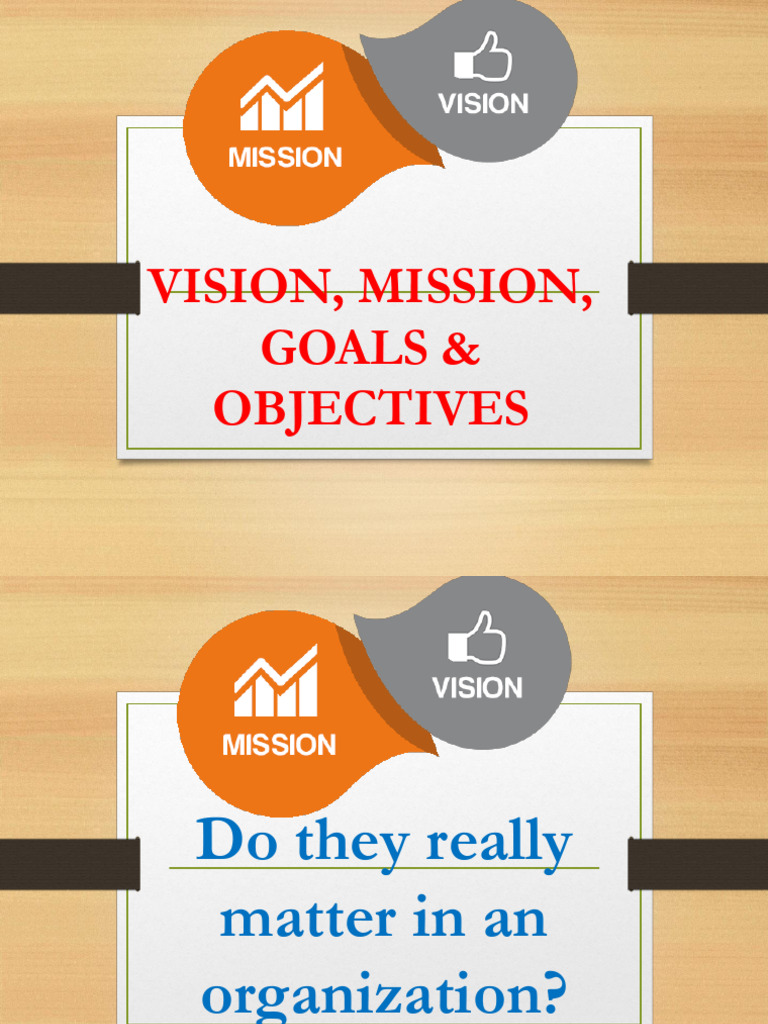 Lecture 2 Vision Mission Goals Objectives | PDF | Goal | Motivation