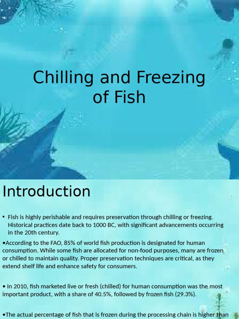 Fish Chilling and Freezing Techniques | PDF | Freezing | Biology