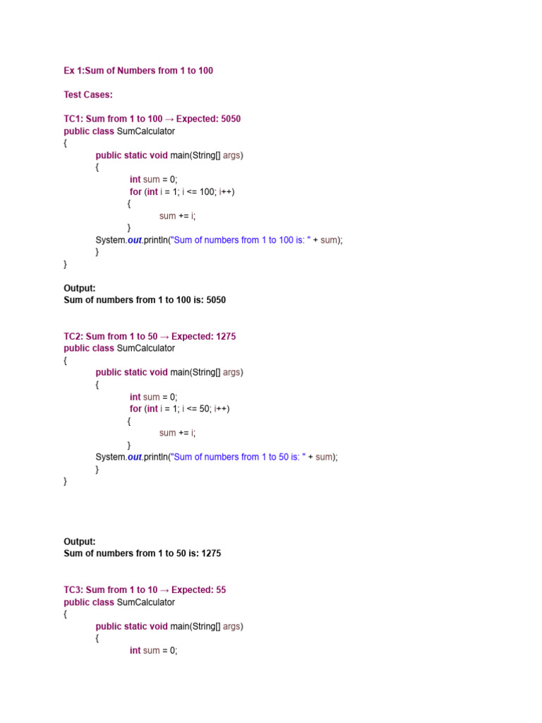 Java Program Examples for Beginners | PDF | My Sql | Data Management