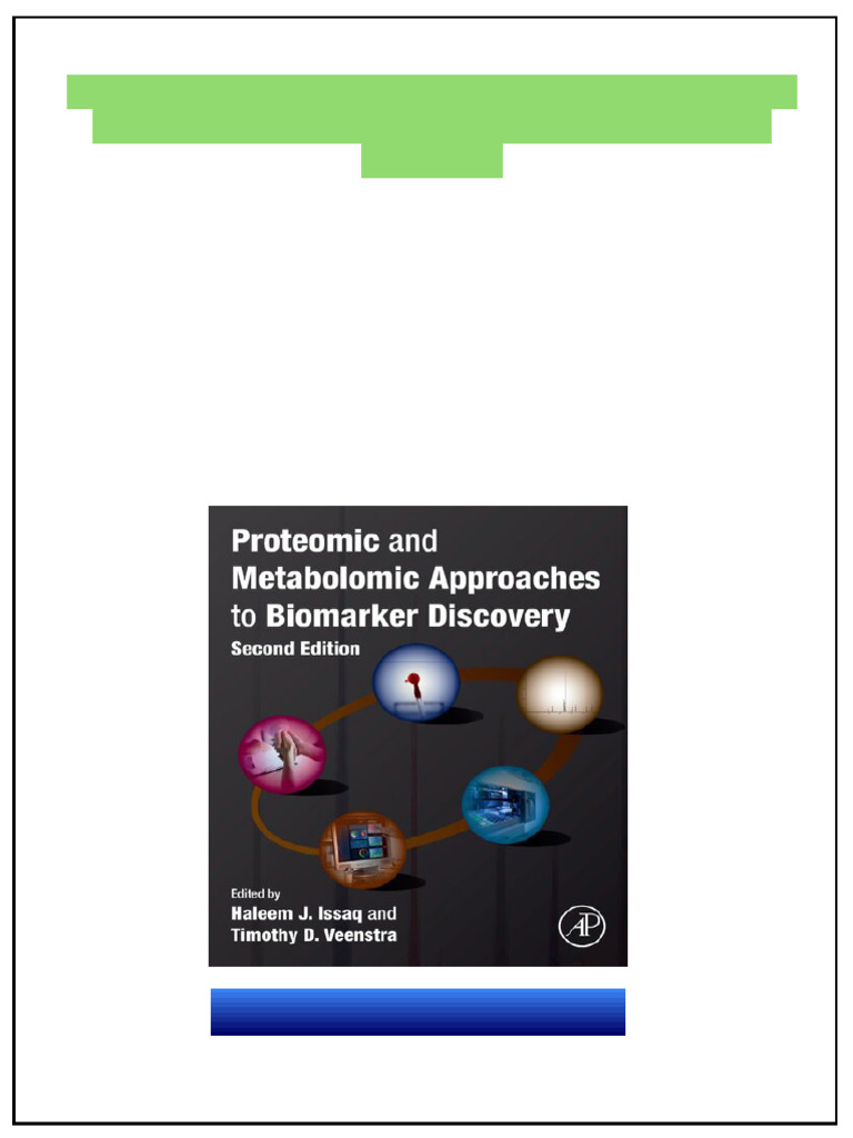 Proteomic and Metabolomic Approaches to Biomarker Discovery 2nd Edition ...