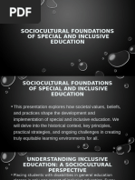 Inclusive Education Policy | PDF | Inclusion (Education) | Discrimination