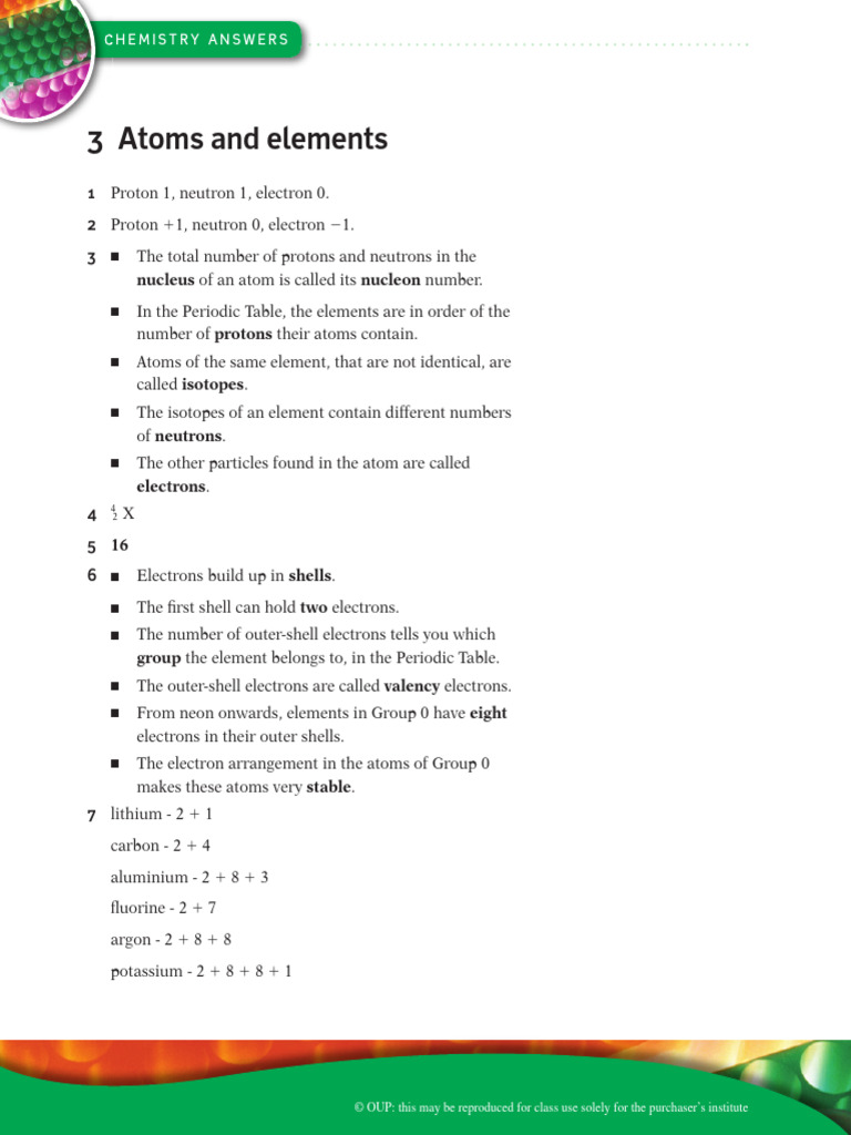 Understanding Atoms and Elements | PDF