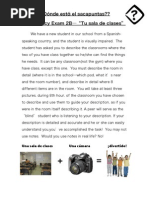 Classroom Description Project