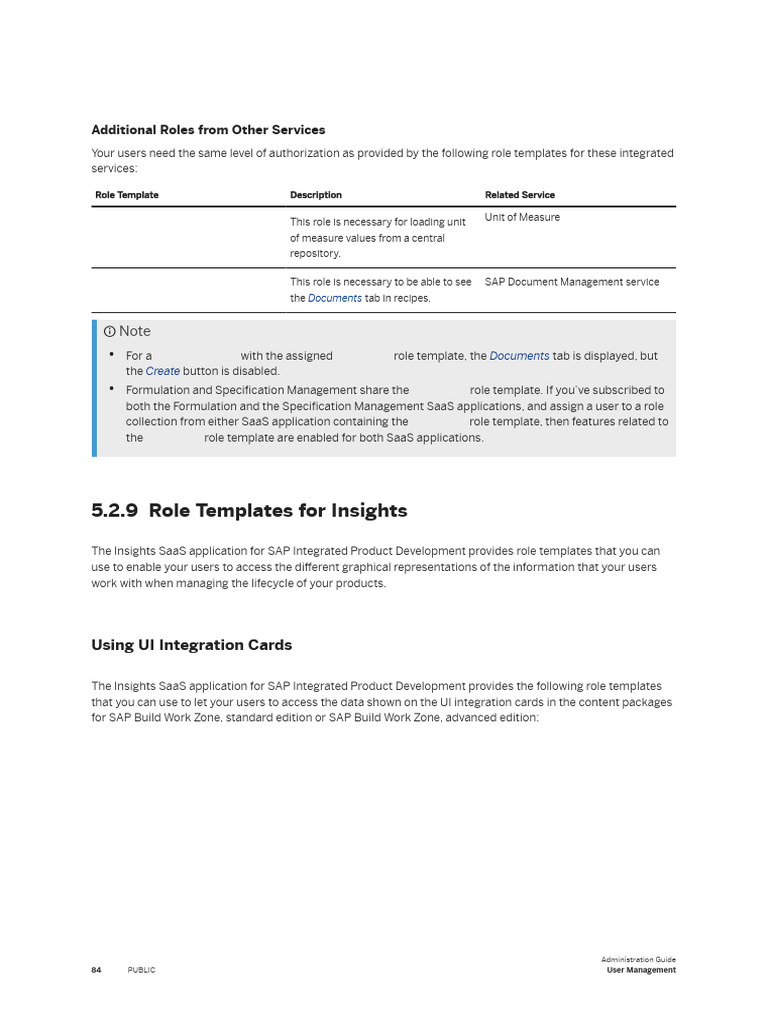 27 Role Templates For Insights | PDF | Product Lifecycle | Software As ...