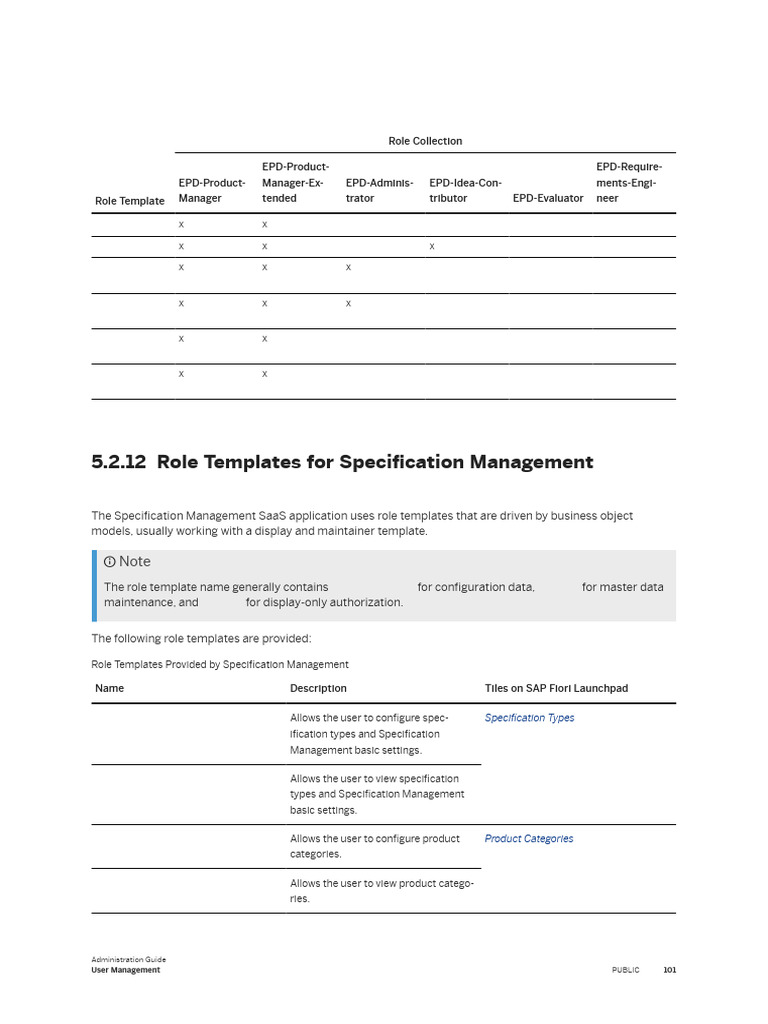 Role Templates for Specification Management | PDF | Specification ...