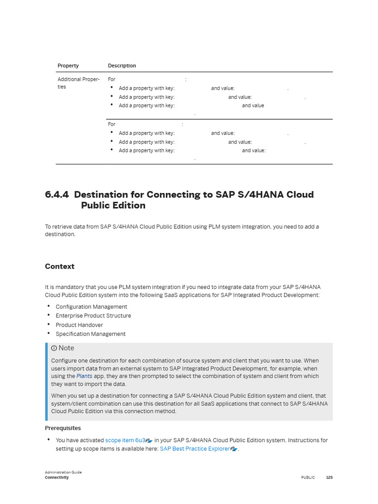 SAP S/4HANA Cloud Connection Setup | PDF | Cloud Computing | Computing