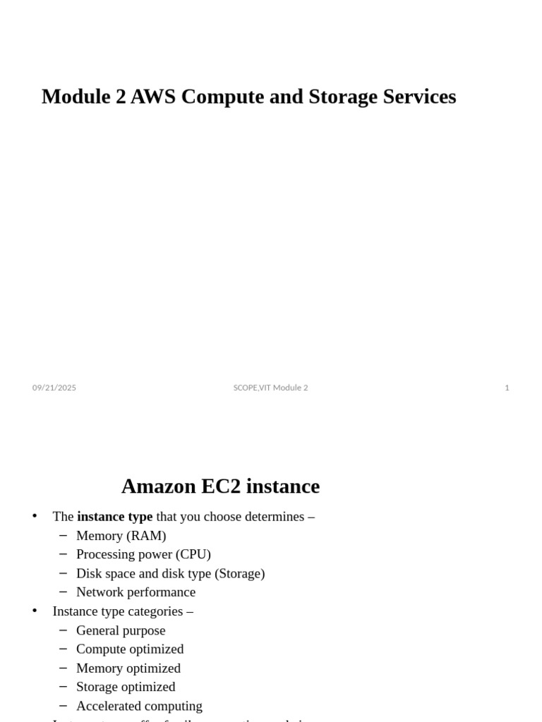 AWS EC2 Instance Types and Pricing Guide | PDF | Computing | Computer ...