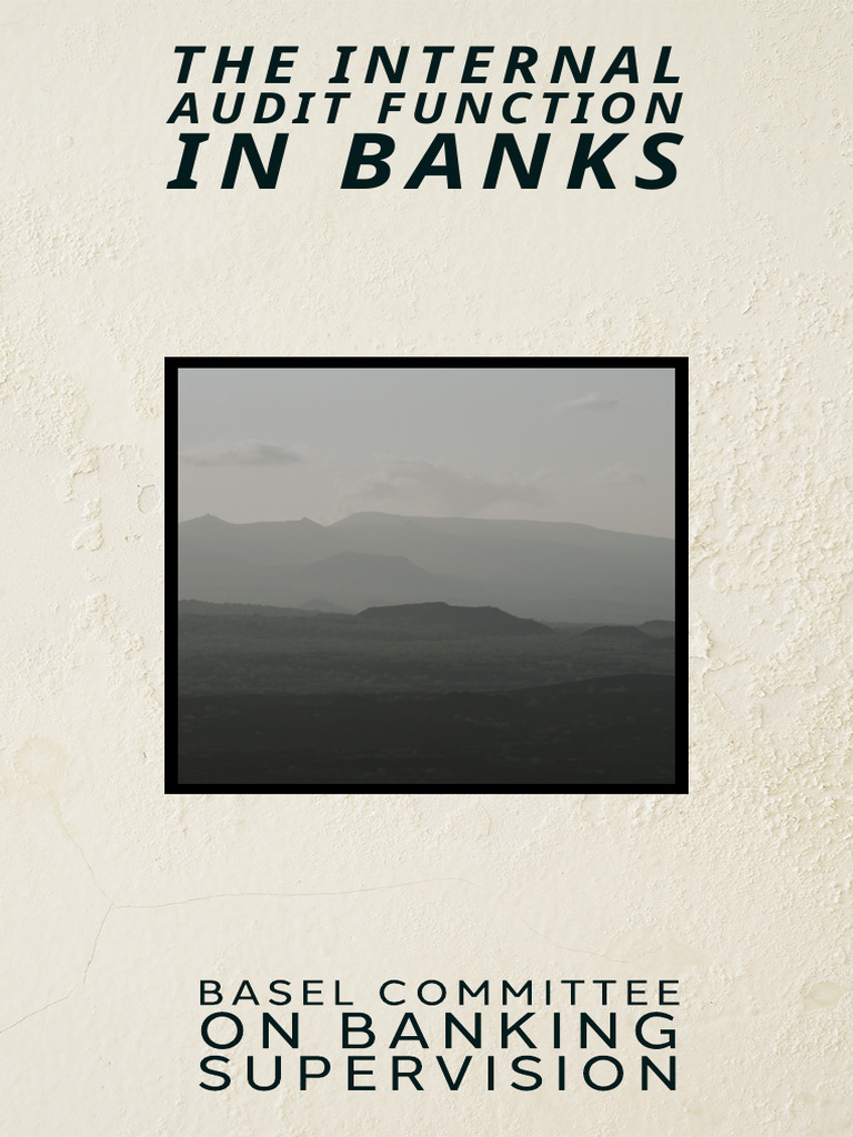 Internal Audit Function in Banks | PDF | Internal Audit | Audit