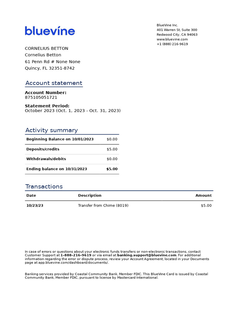 Statement 2023 10 | PDF